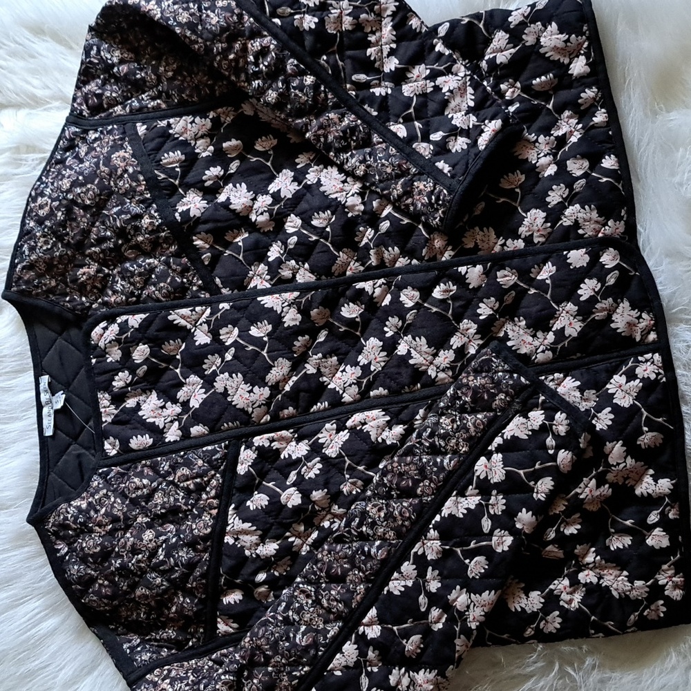 See And Be Seen Light Quilted Floral Jacket